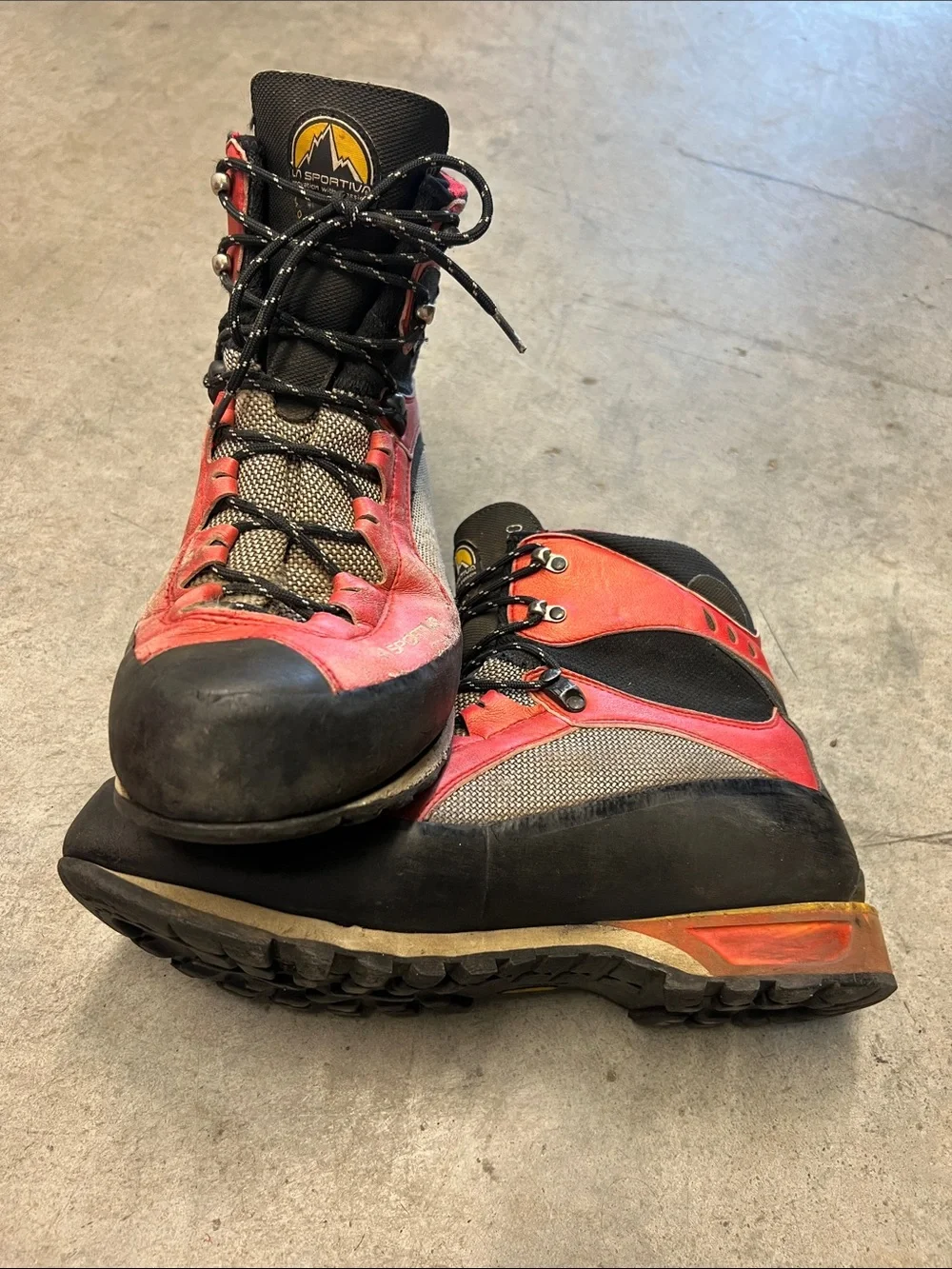 La Sportiva Red and Black Hiking/Alpine Boots